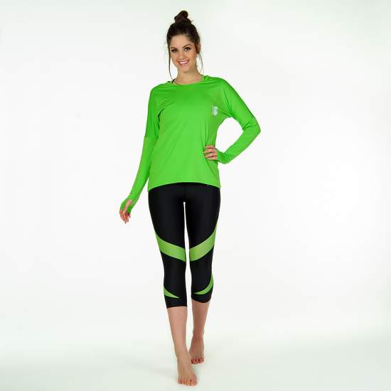 Legginsy Snake GREEN